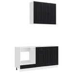 Black Kitchen Cabinet Set 5 Piece | HomeAndLiving