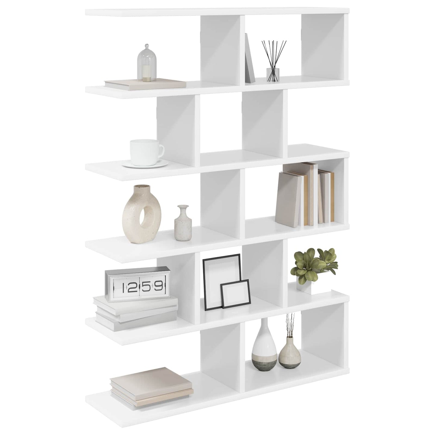 White Wall Shelf 12 Compartments 70x100cm | HomeAndLiving - 3