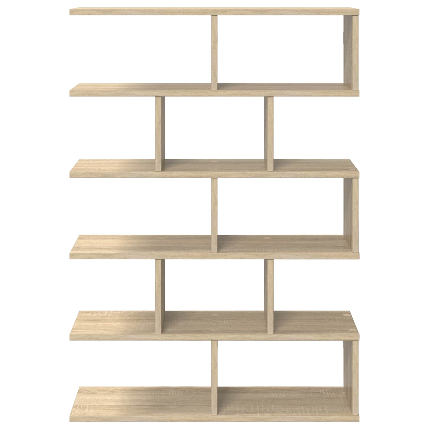 Wall Shelf 12 Compartments Sonoma Oak | HomeAndLiving - 4