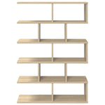 Wall Shelf 12 Compartments Sonoma Oak | HomeAndLiving