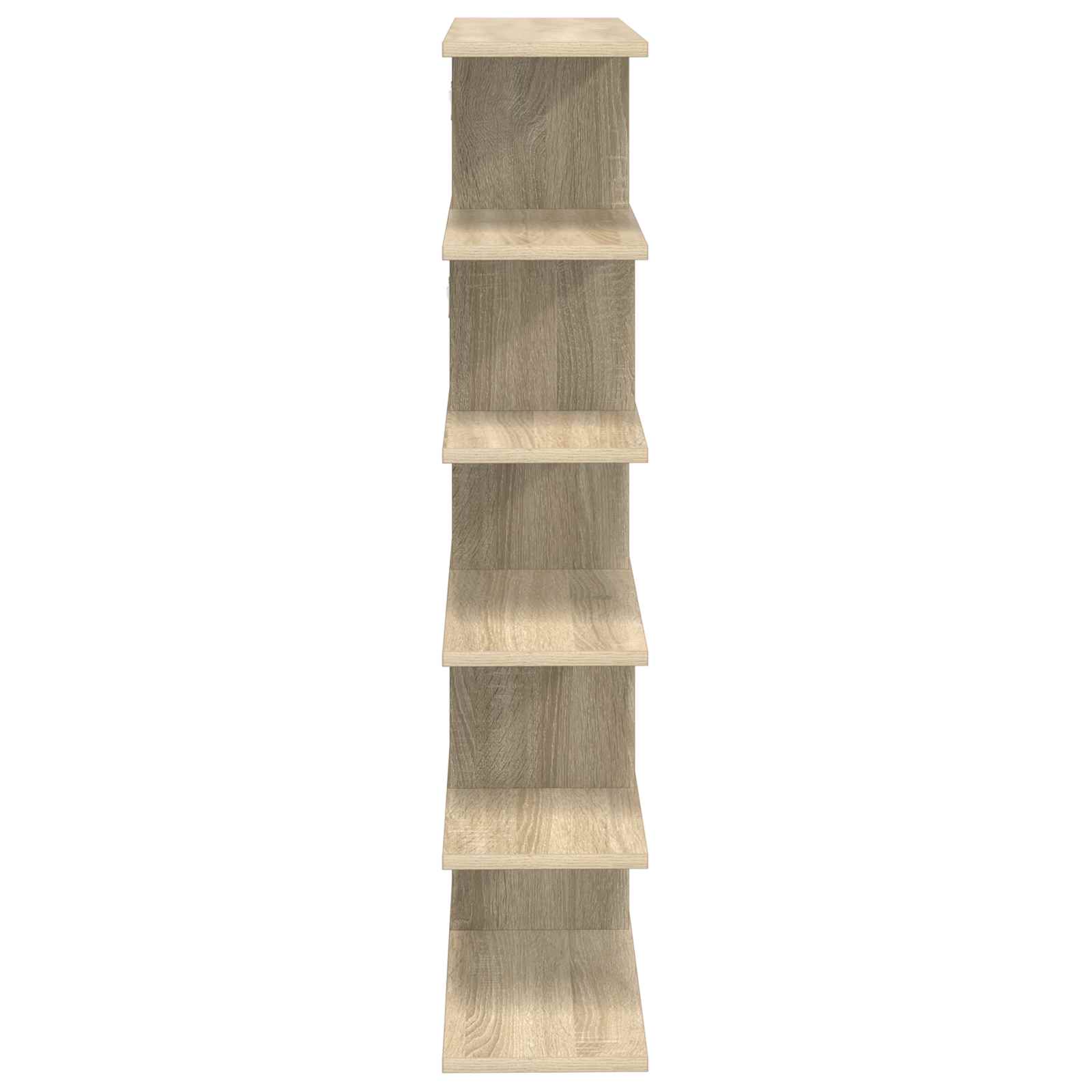 Wall Shelf 12 Compartments Sonoma Oak | HomeAndLiving - 5