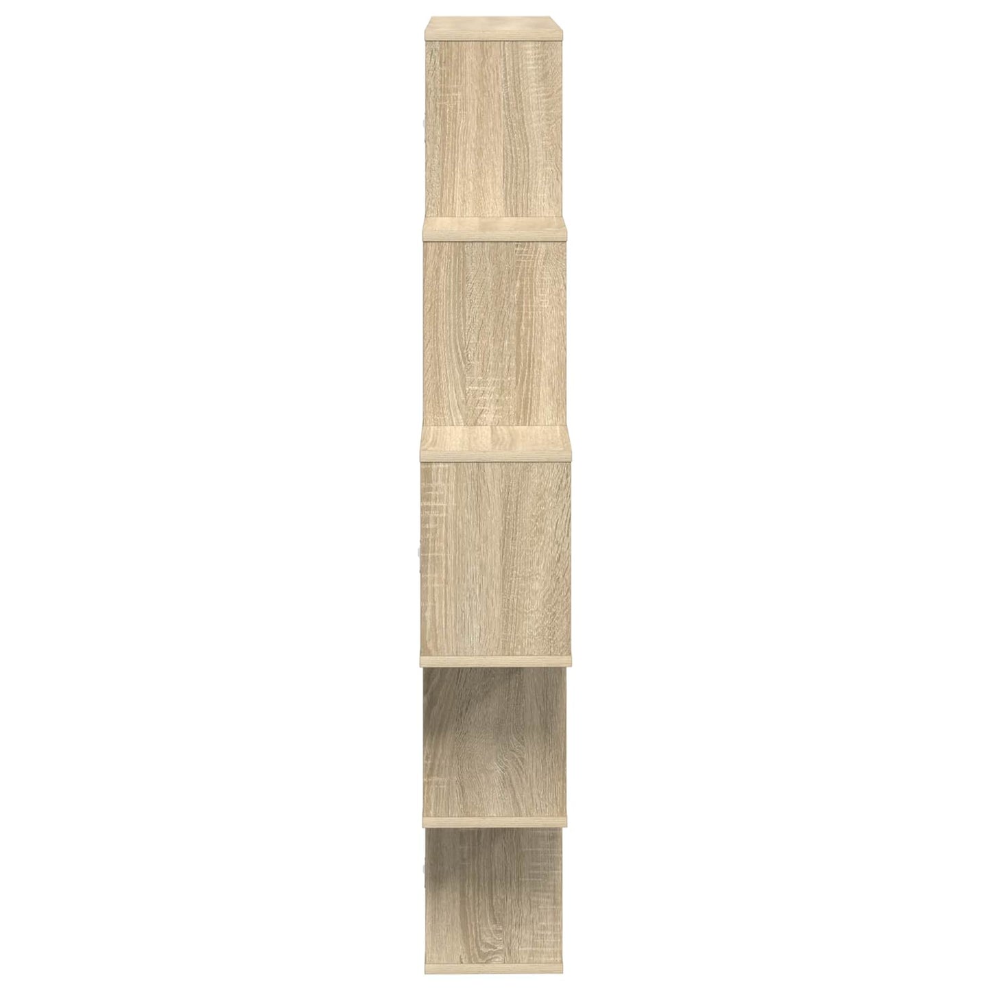 Wall Shelf 14 Compartments Sonoma Oak | HomeAndLiving - 5