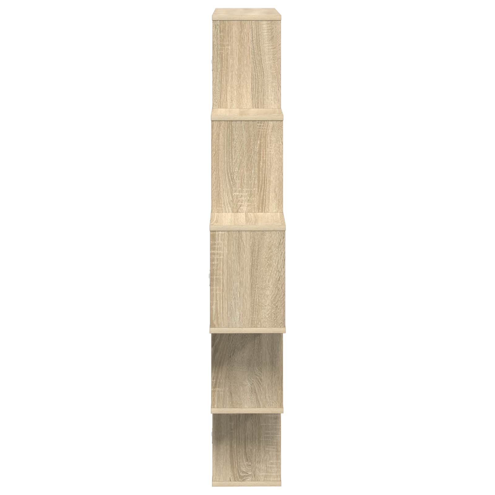 Wall Shelf 14 Compartments Sonoma Oak | HomeAndLiving - 5