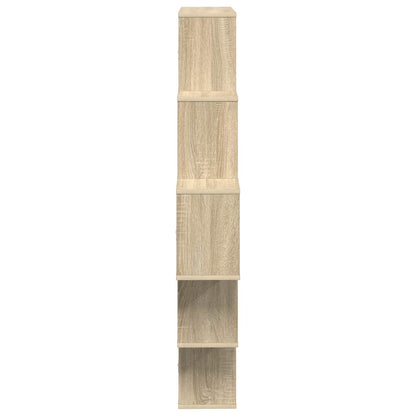 Wall Shelf 14 Compartments Sonoma Oak | HomeAndLiving - 5