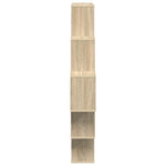 Wall Shelf 14 Compartments Sonoma Oak | HomeAndLiving