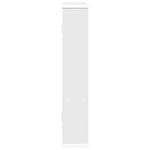 White Wall Shelf 60cm Engineered Wood | HomeAndLiving