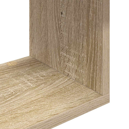 Sonoma Oak Wall Shelf 60cm Engineered Wood | HomeAndLiving - 7