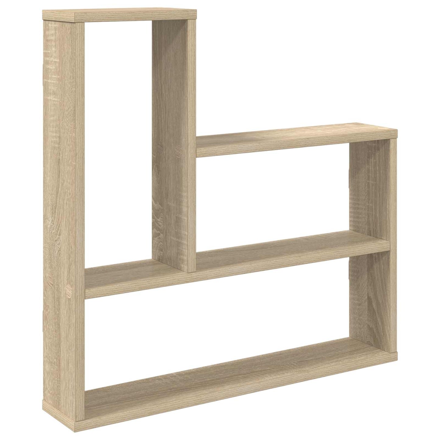 Sonoma Oak Wall Shelf 60cm Engineered Wood | HomeAndLiving - 2