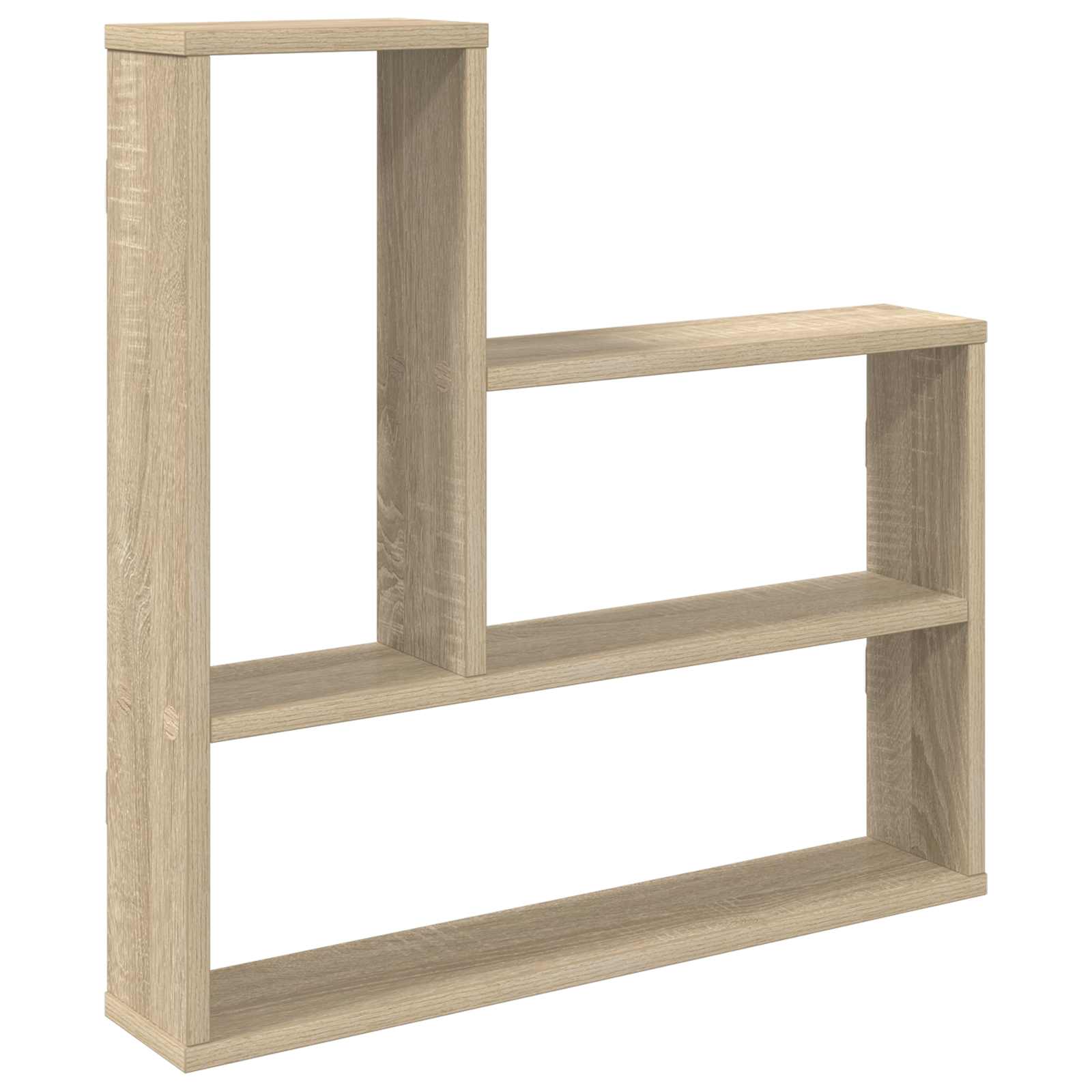 Sonoma Oak Wall Shelf 60cm Engineered Wood | HomeAndLiving - 2