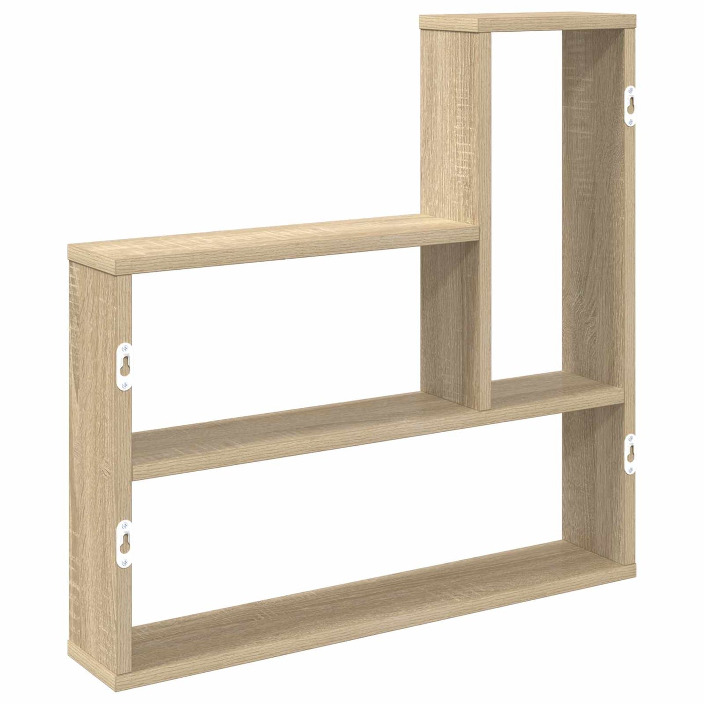 Sonoma Oak Wall Shelf 60cm Engineered Wood | HomeAndLiving - 6