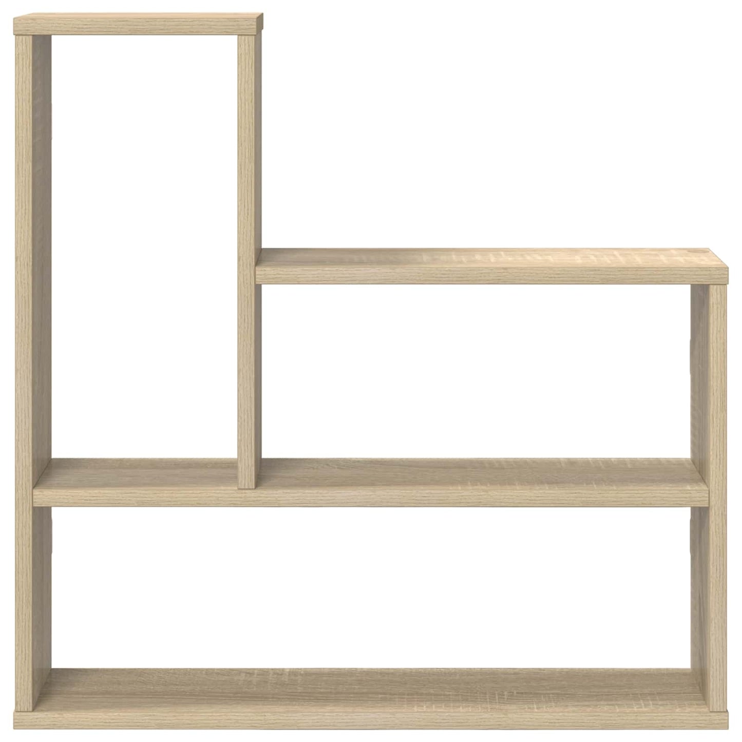 Sonoma Oak Wall Shelf 60cm Engineered Wood | HomeAndLiving - 4