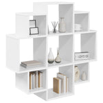 White Wall Shelf 9 Compartments 90cm | HomeAndLiving