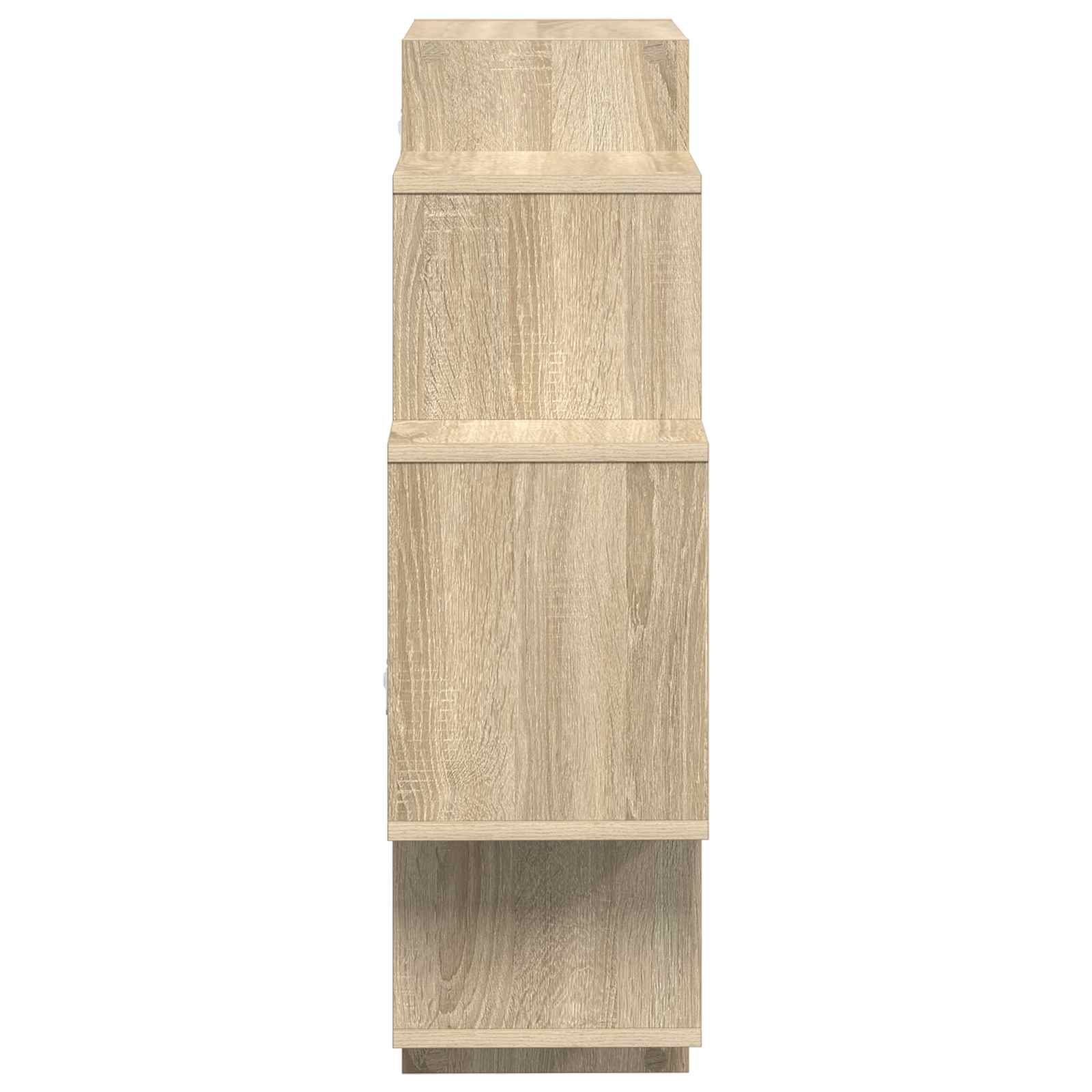 Wall Shelf 9 Compartments Sonoma Oak 90cm | HomeAndLiving - 5