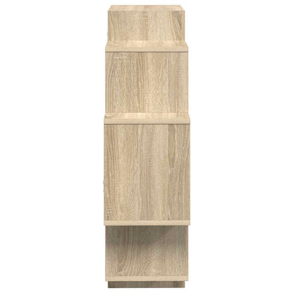 Wall Shelf 9 Compartments Sonoma Oak 90cm | HomeAndLiving - 5