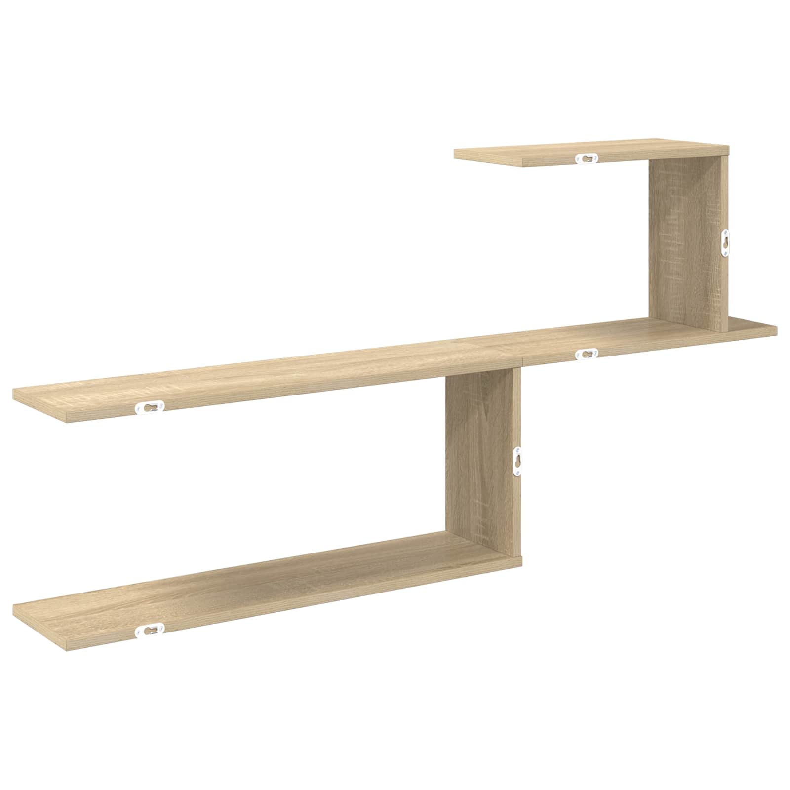 Wall Shelf Sonoma Oak 122cm Engineered Wood | HomeAndLiving - 6