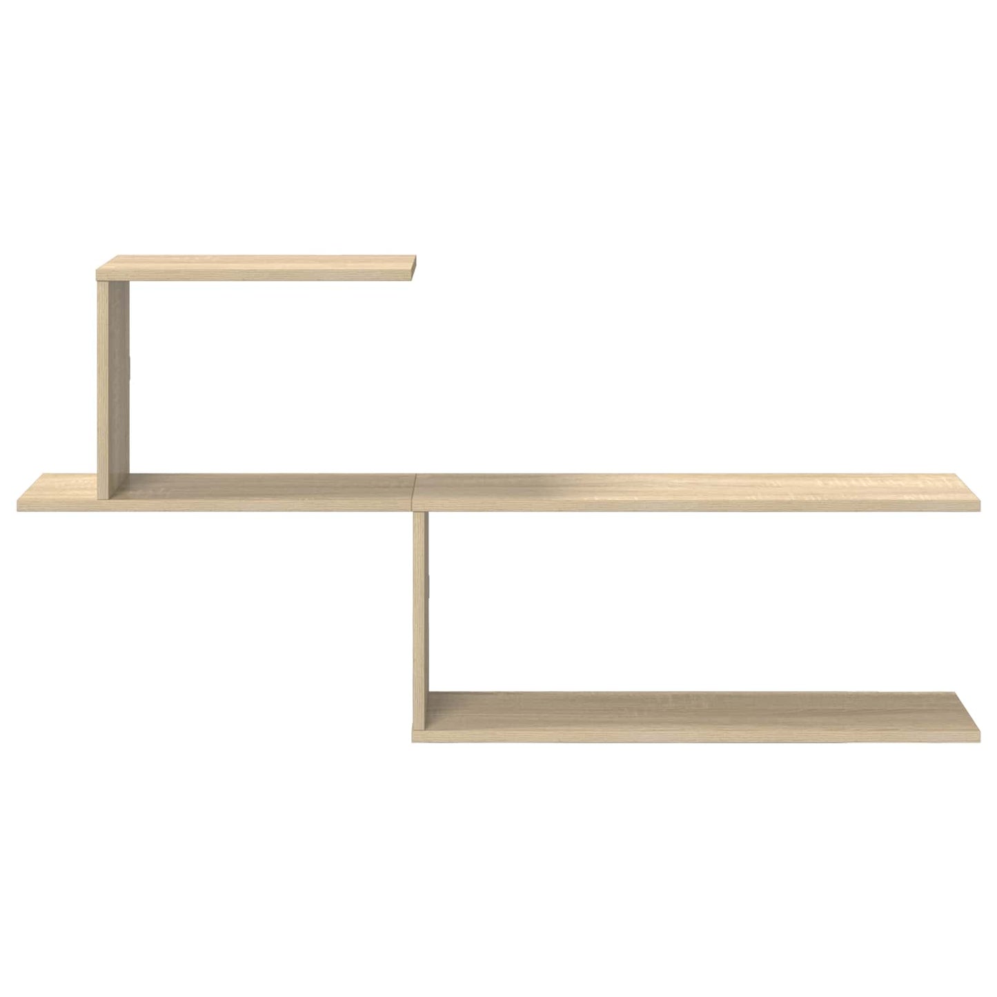 Wall Shelf Sonoma Oak 122cm Engineered Wood | HomeAndLiving - 4