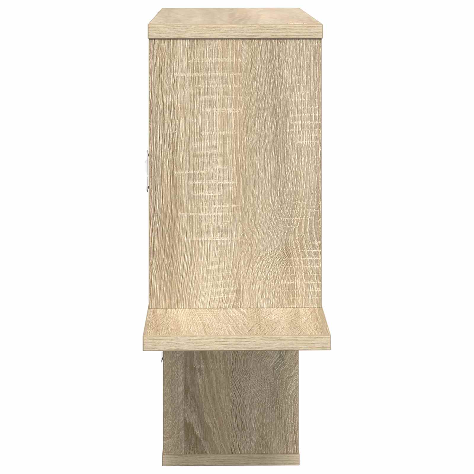 Wall Shelf Sonoma Oak 122cm Engineered Wood | HomeAndLiving - 5
