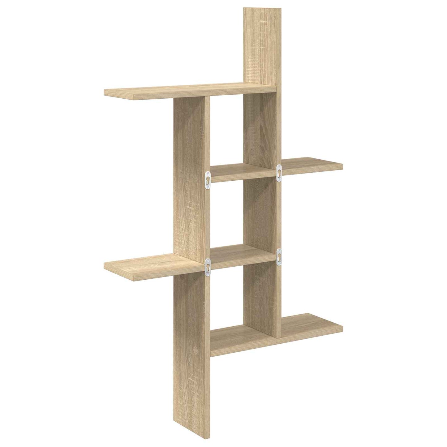 5-Compartment Wall Shelf Sonoma Oak 102cm | HomeAndLiving - 6