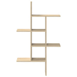 5-Compartment Wall Shelf Sonoma Oak 102cm | HomeAndLiving