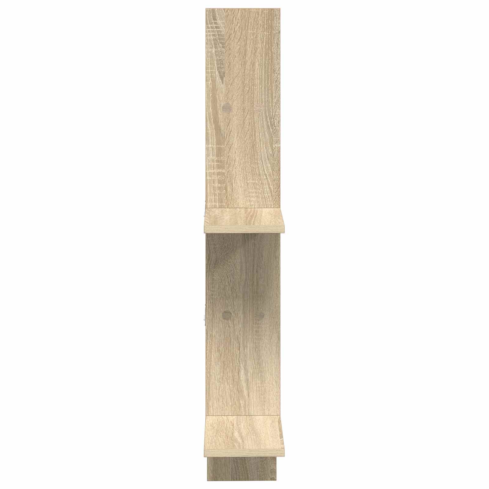 5-Compartment Wall Shelf Sonoma Oak 102cm | HomeAndLiving - 5