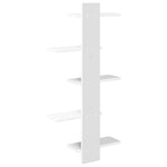 White Floating Wall Shelf 101cm Engineered Wood | HomeAndLiv