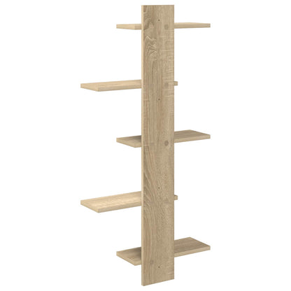 Floating Wall Shelf Sonoma Oak 101cm | HomeAndLiving - 6