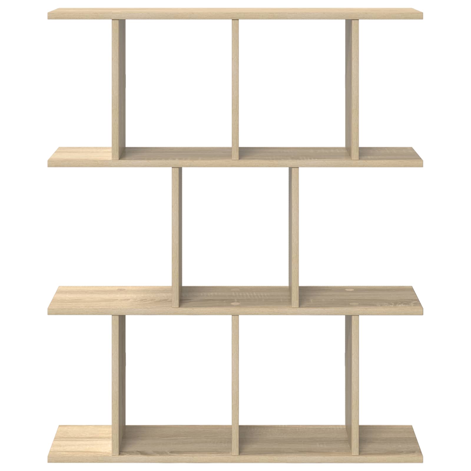 Wall Shelf 11 Compartments Sonoma Oak - 80×20×96cm - 4