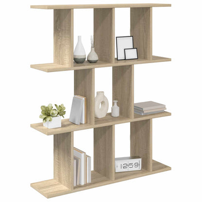 Wall Shelf 11 Compartments Sonoma Oak - 80×20×96cm - 3