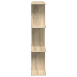 Wall Shelf 11 Compartments Sonoma Oak | HomeAndLiving