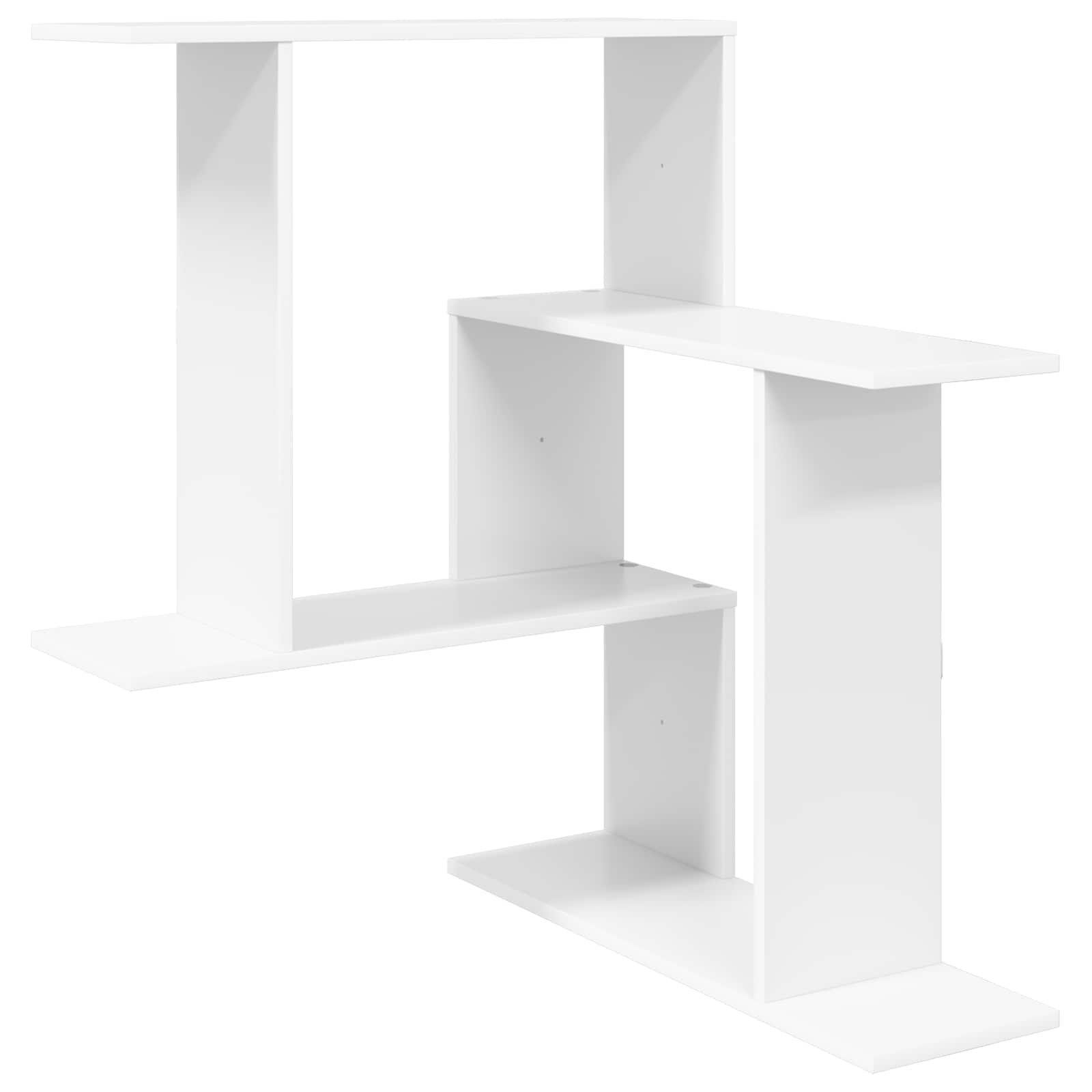 White Wall Shelf Engineered Wood 87cm | HomeAndLiving - 2