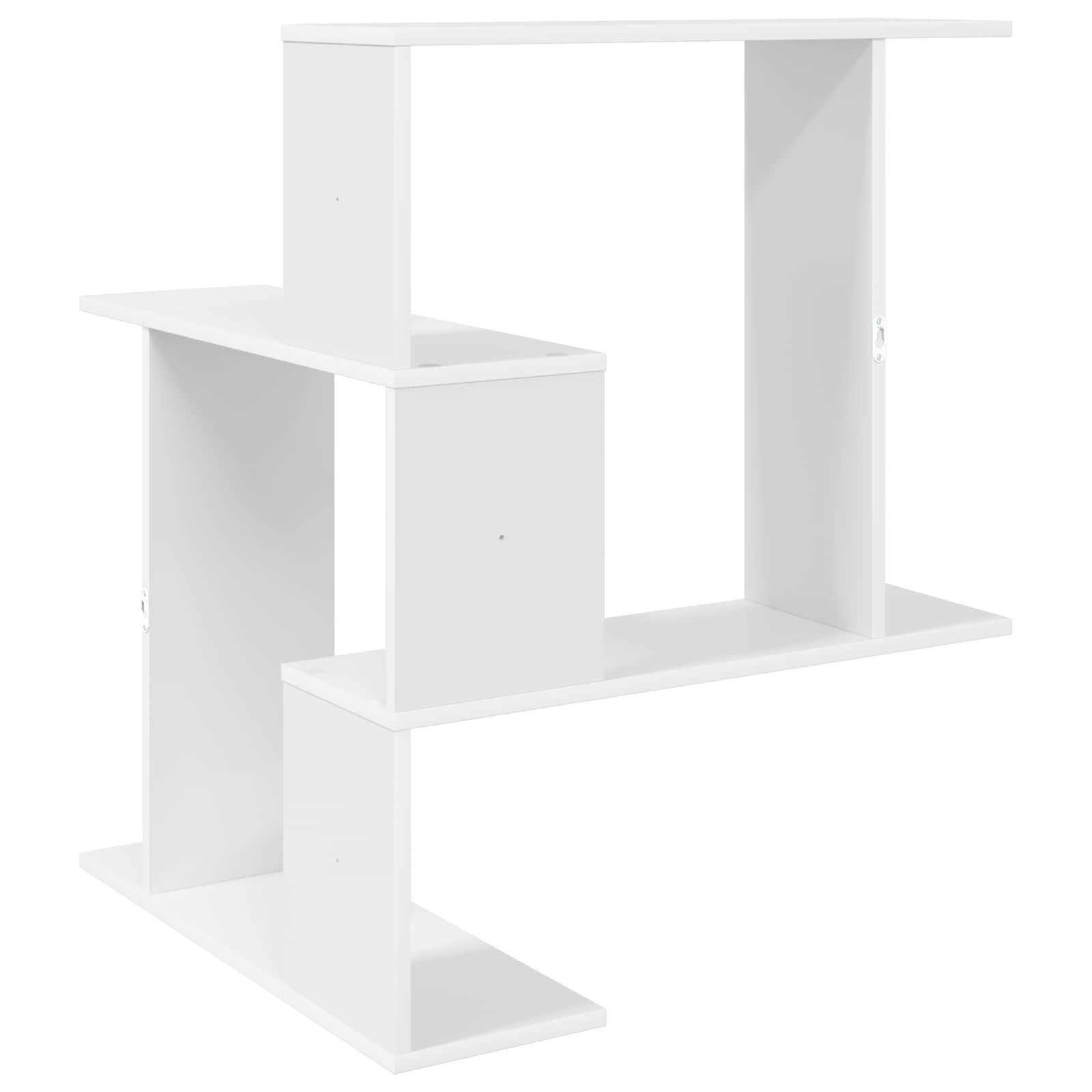 White Wall Shelf Engineered Wood 87cm | HomeAndLiving - 6