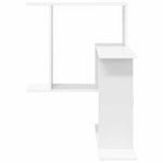 White Wall Shelf Engineered Wood 87cm | HomeAndLiving