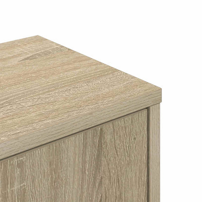 Corner Wall Shelf 7-Tier Sonoma Oak 120cm | HomeAndLiving - 7