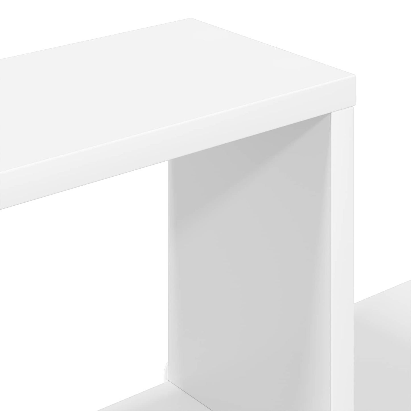 White Wall Shelf 48cm Engineered Wood | HomeAndLiving - 7