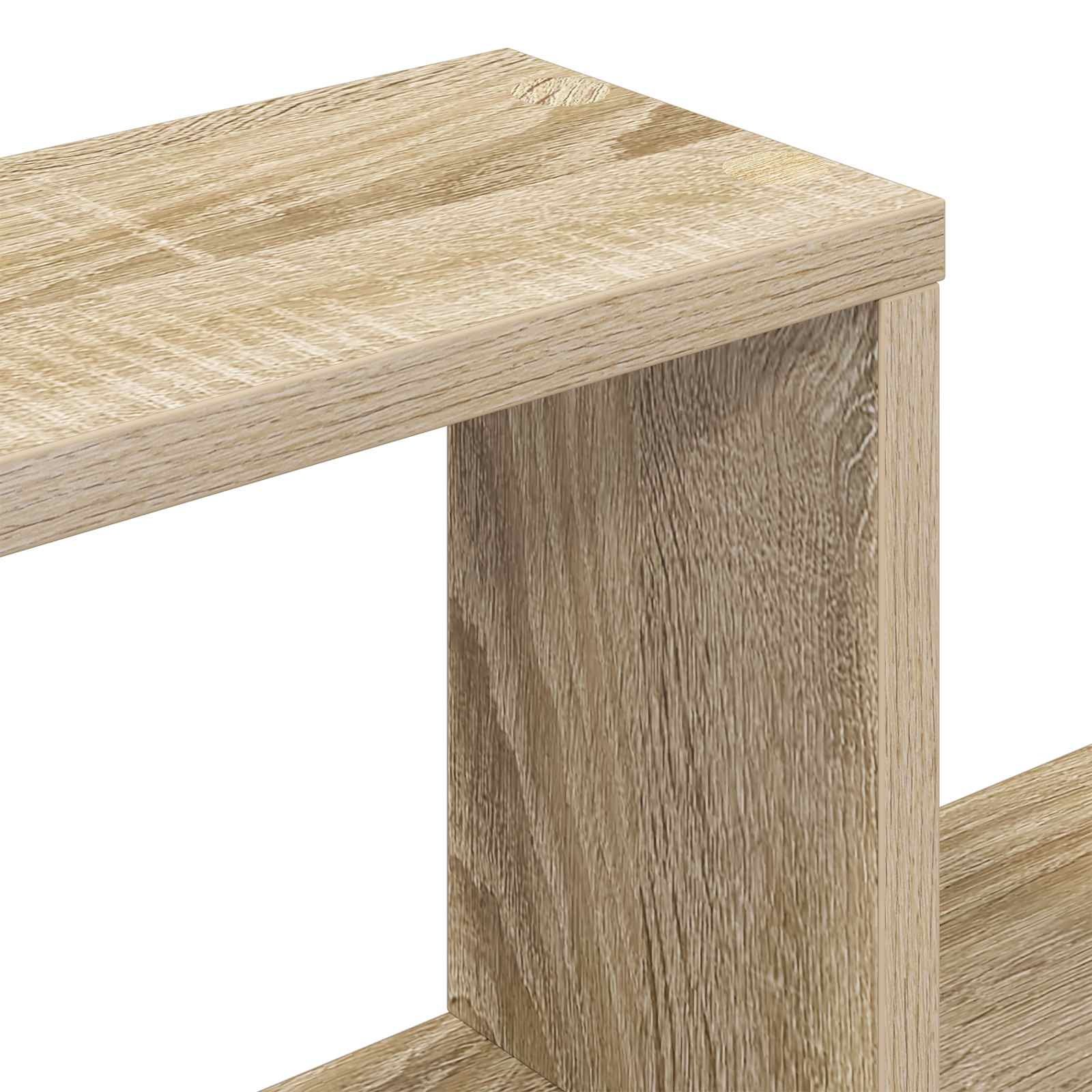 Sonoma Oak Wall Shelf 48cm Engineered Wood | HomeAndLiving - 7