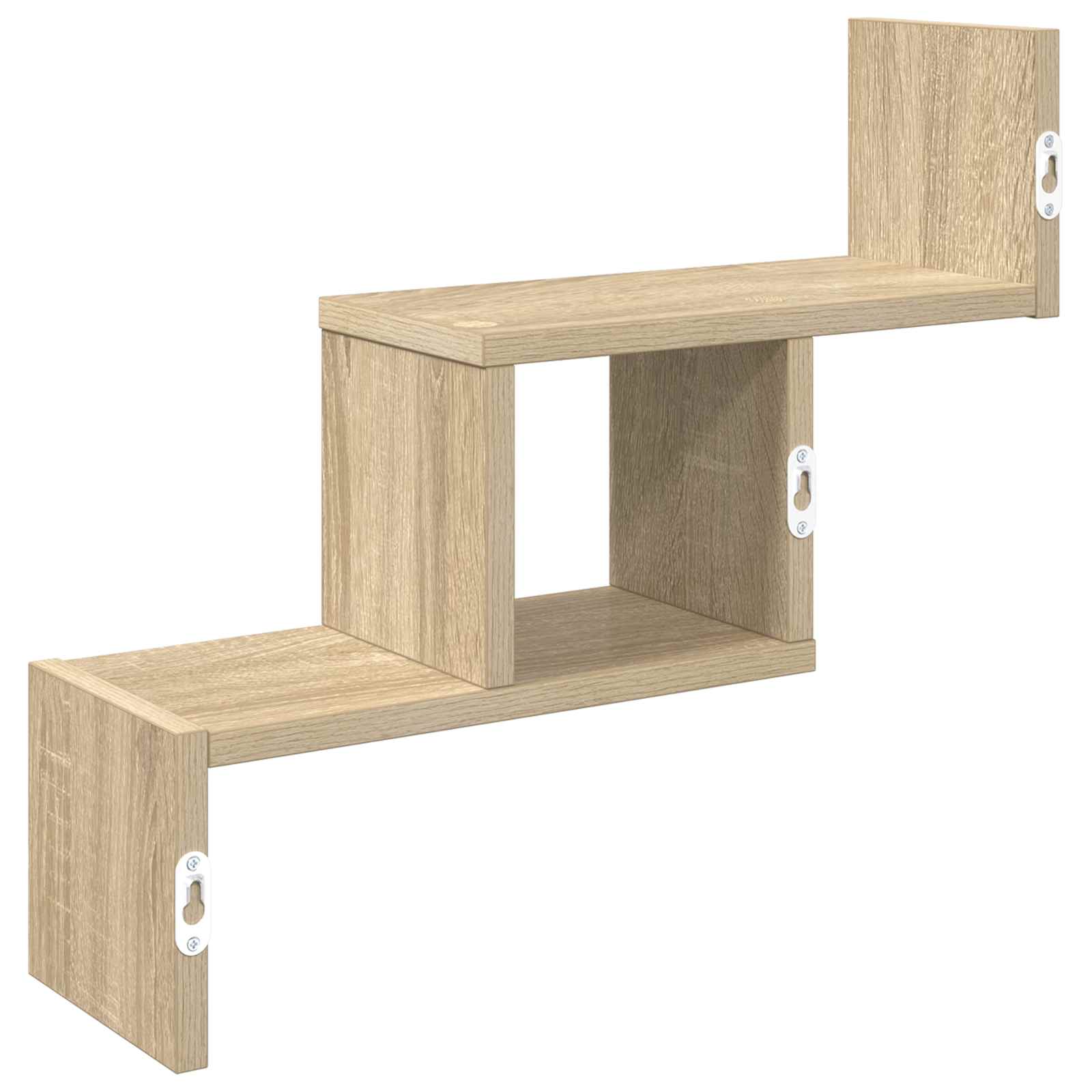Sonoma Oak Wall Shelf 48cm Engineered Wood | HomeAndLiving - 6