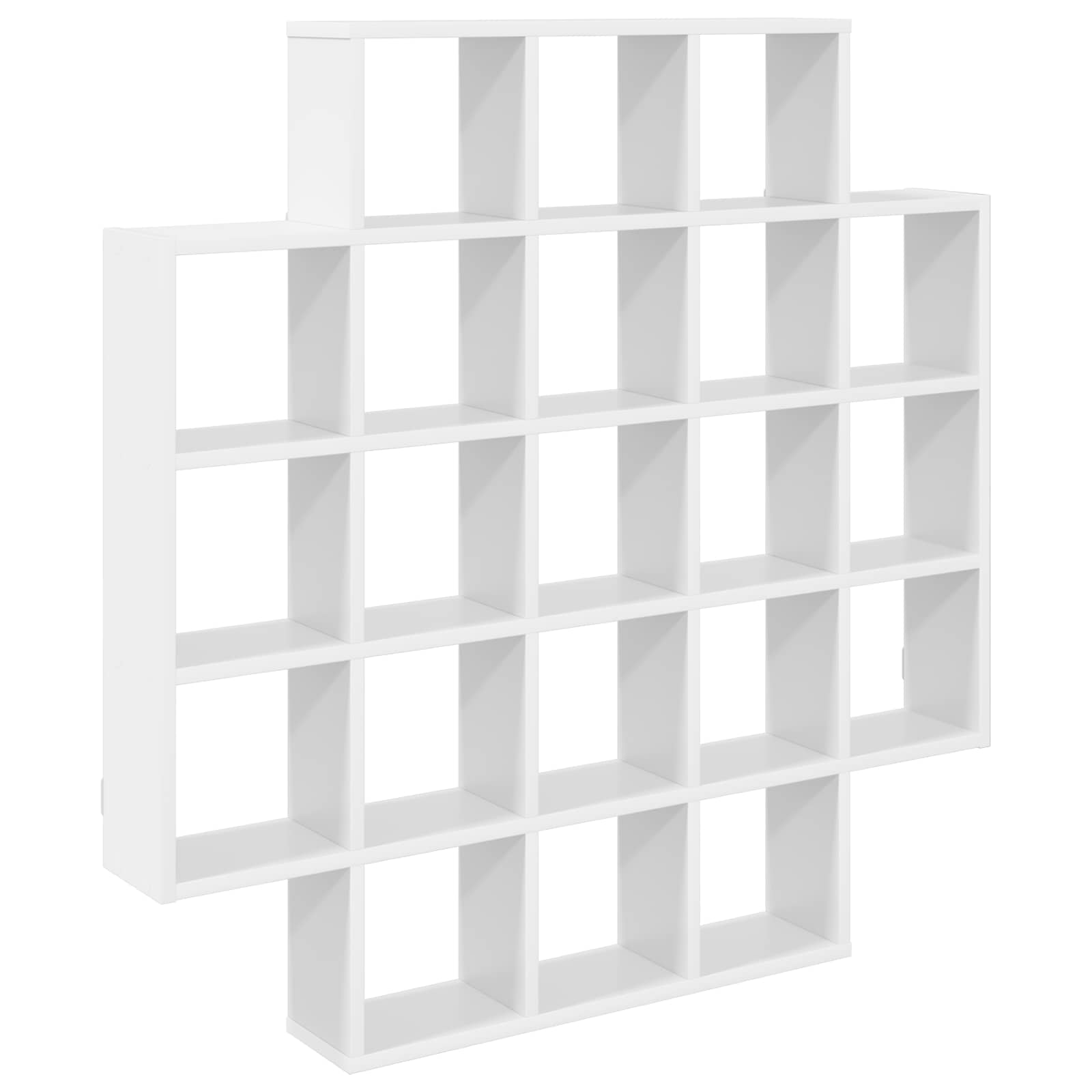 White Wall Shelf 21 Compartments 100cm | HomeAndLiving - 2