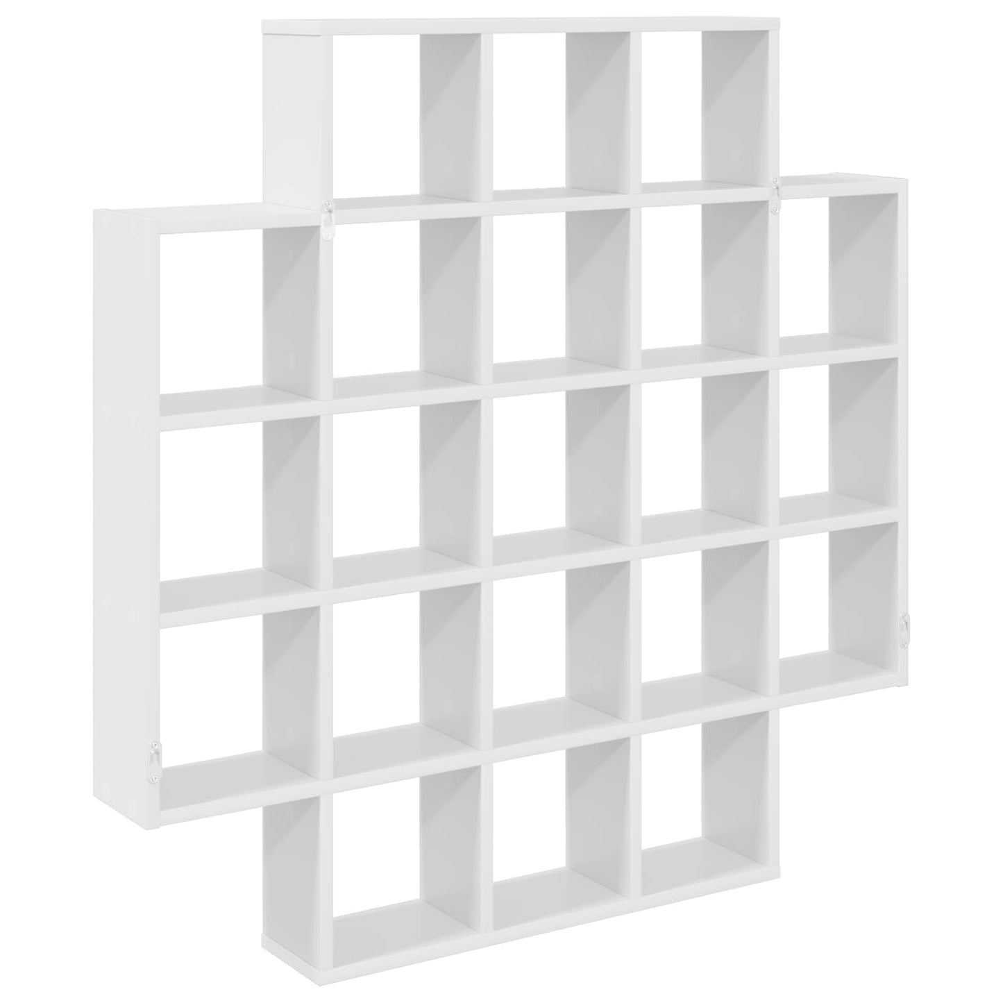 White Wall Shelf 21 Compartments 100cm | HomeAndLiving - 6