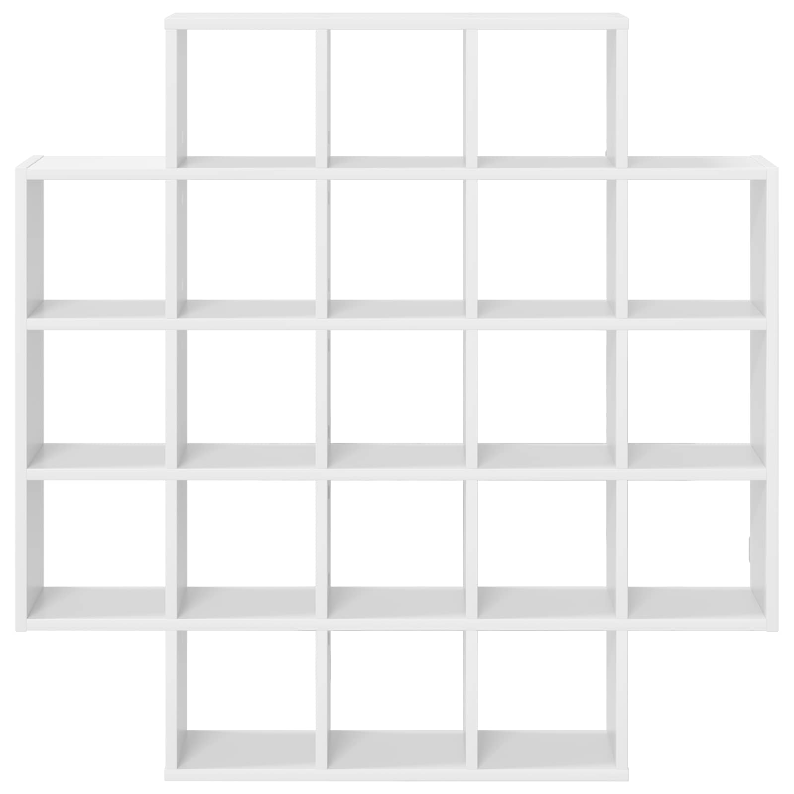 White Wall Shelf 21 Compartments 100cm | HomeAndLiving - 4