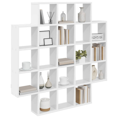 White Wall Shelf 21 Compartments 100cm | HomeAndLiving - 3