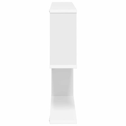 White Wall Shelf 4 Compartment 60cm | HomeAndLiving - 5