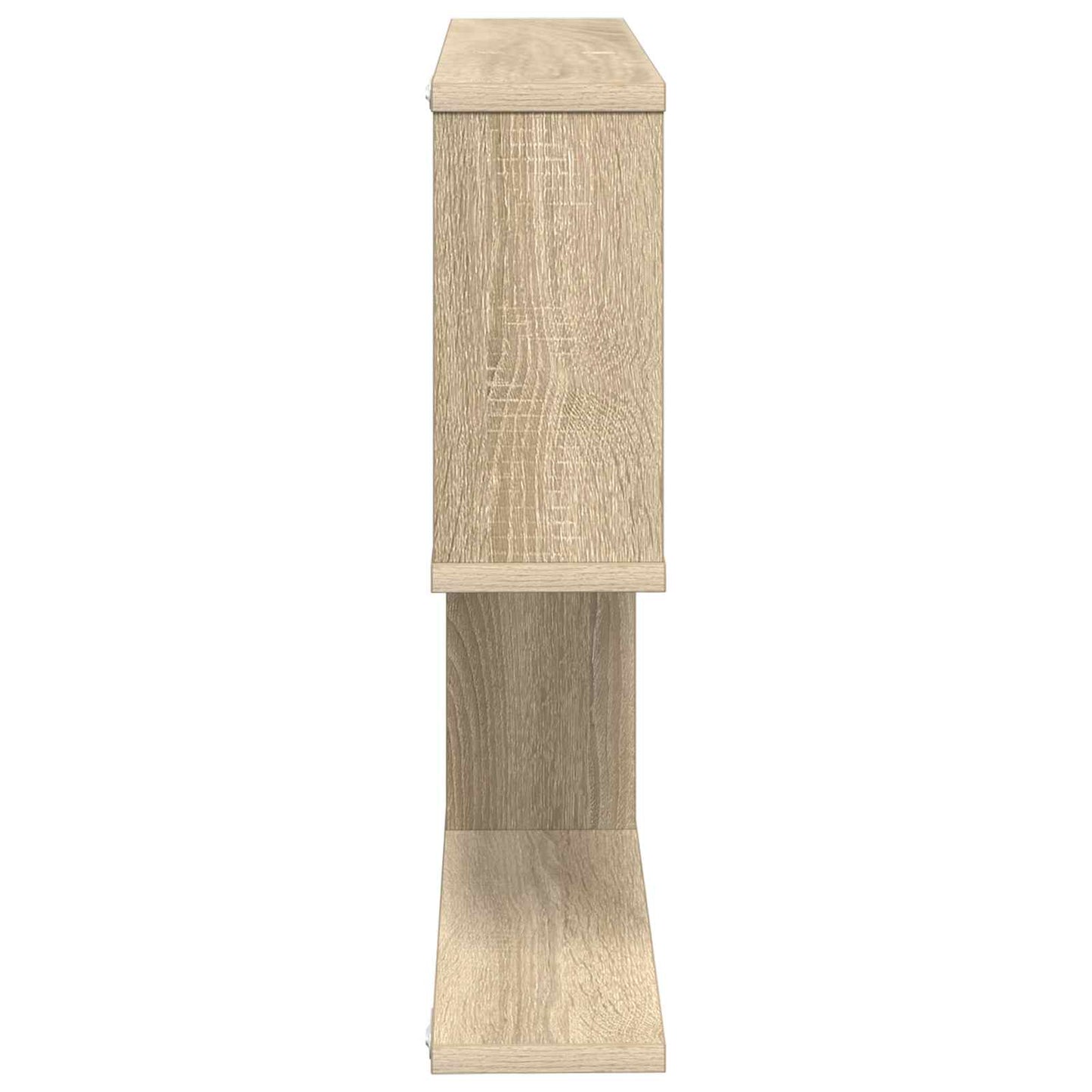 Wall Shelf Sonoma Oak 4 Compartment 60cm | HomeAndLiving - 5