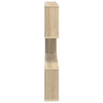 Wall Shelf Sonoma Oak 6 Compartments | HomeAndLiving