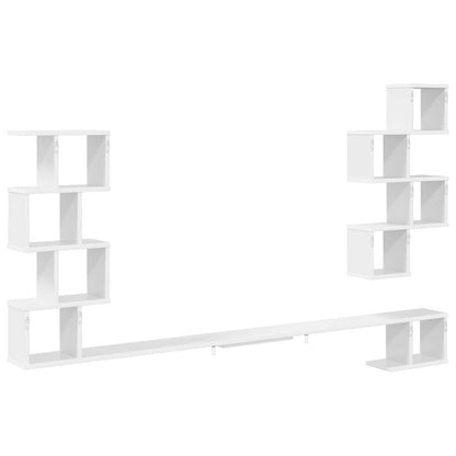 Wall-Mounted TV Shelf White 160cm | HomeAndLiving - 6