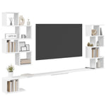 Wall-Mounted TV Shelf White 160cm | HomeAndLiving