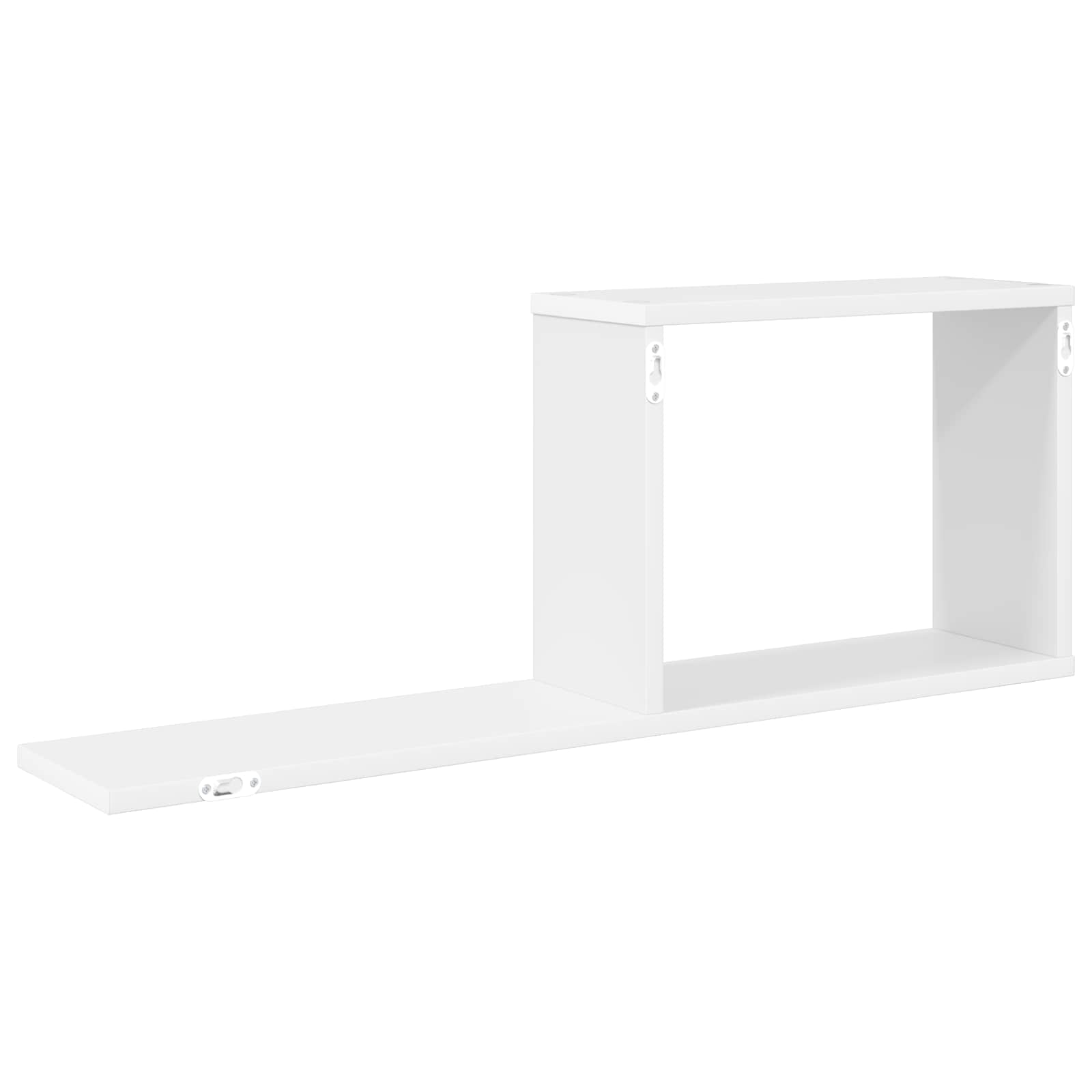 White Floating Wall Shelves 80cm | HomeAndLiving - 6