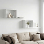White Floating Shelves 80cm Set of 2 | HomeAndLiving