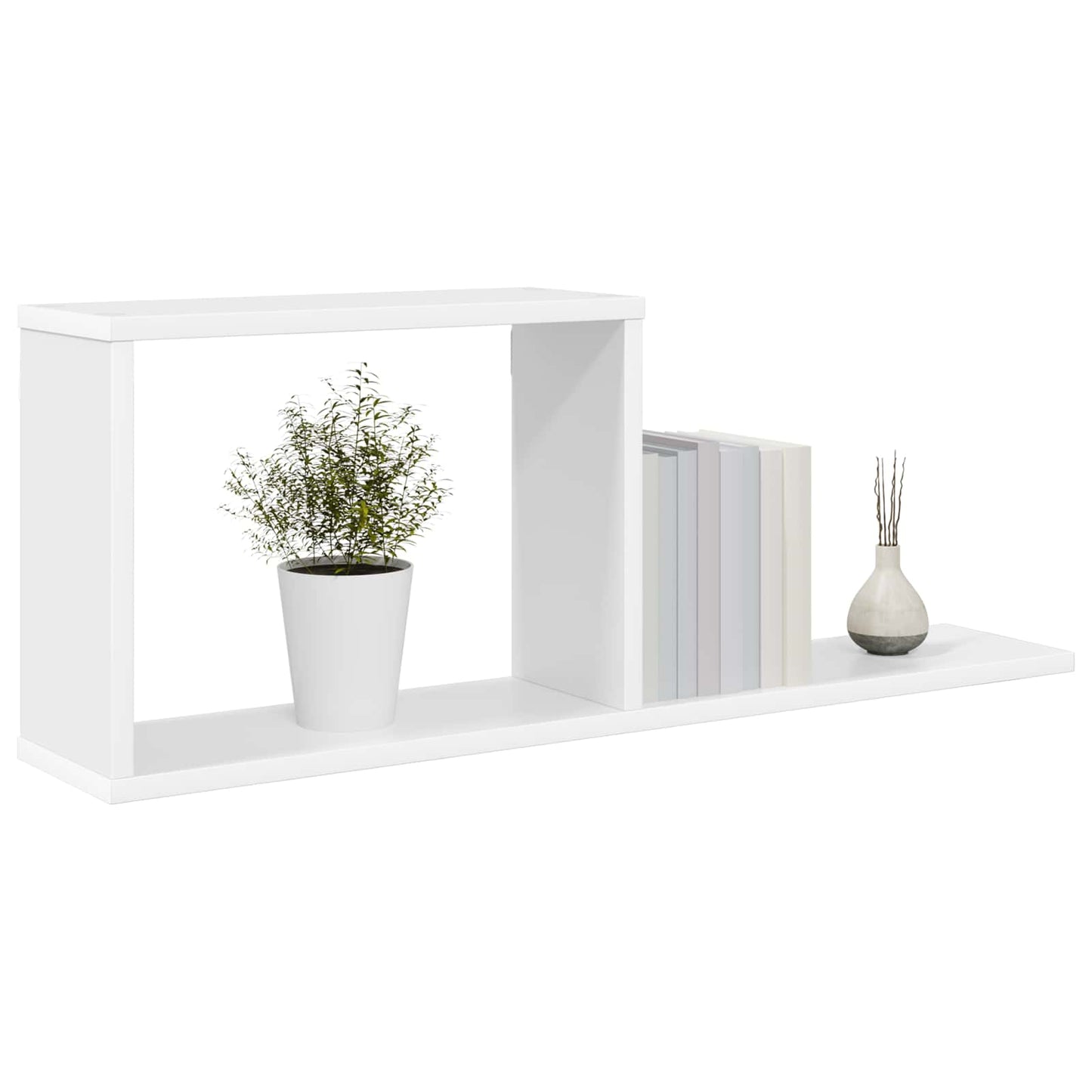 White Floating Shelves 80cm Set of 2 | HomeAndLiving - 3