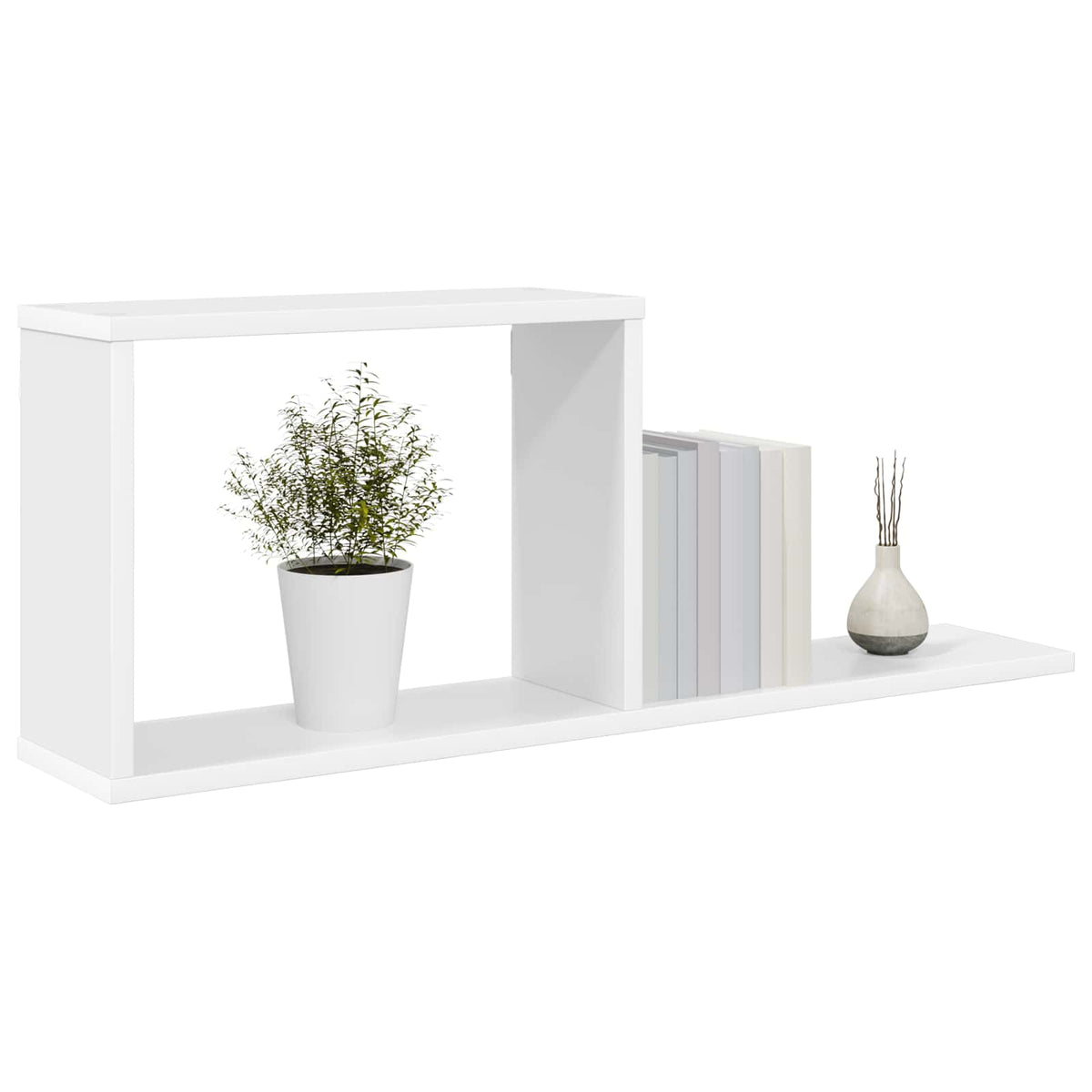 White Floating Shelves 80cm Set of 2 | HomeAndLiving - 3