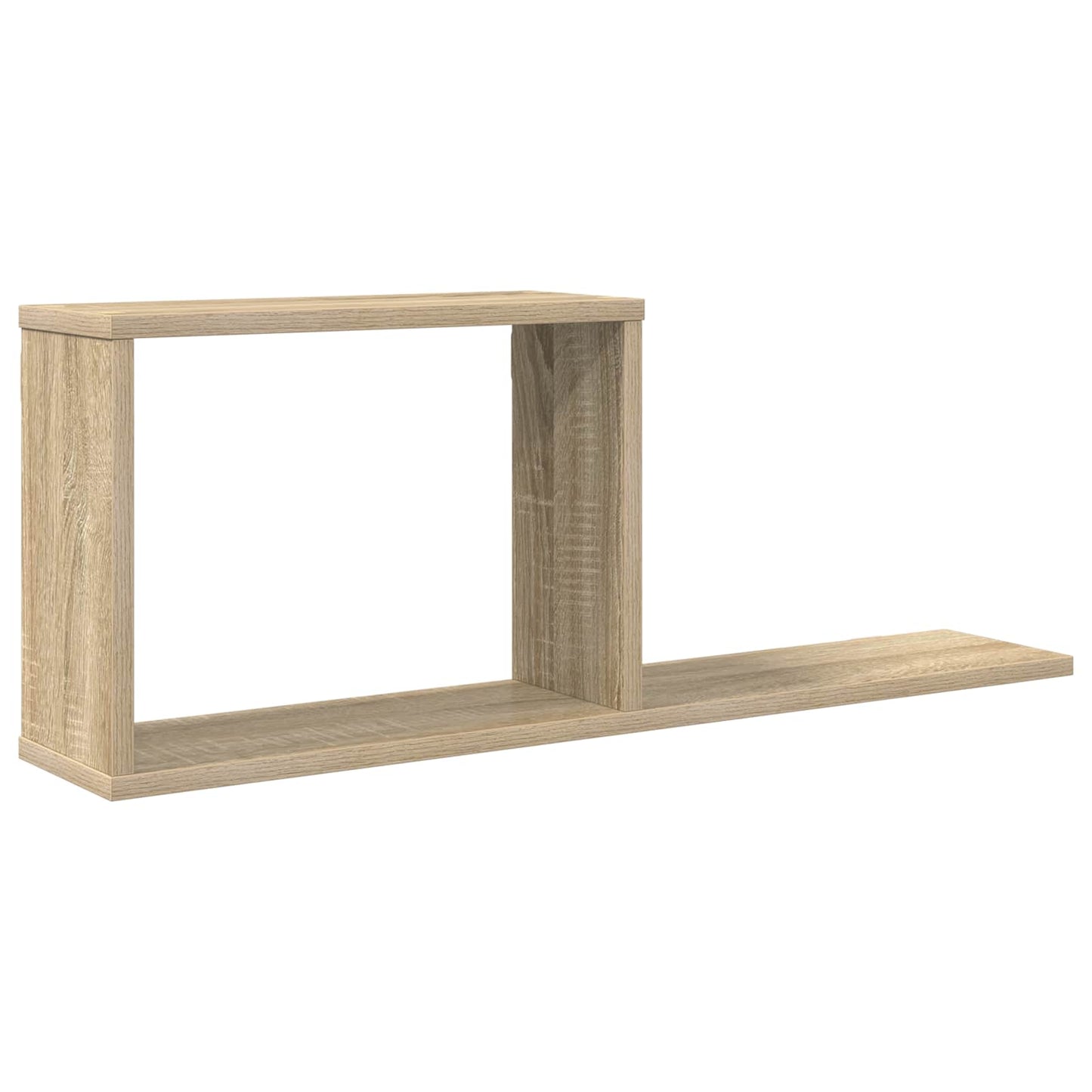 Floating Shelves Sonoma Oak 80cm Wall | HomeAndLiving - 2